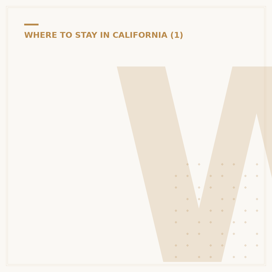 Where to Stay for Bottlerock Napa