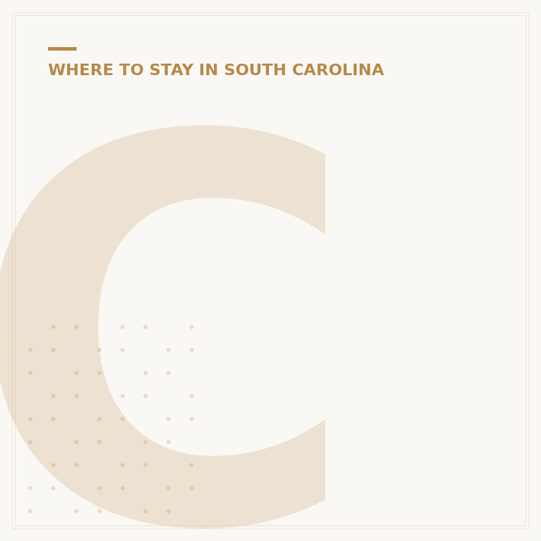 Charleston Bachelorette Party: Where to Stay