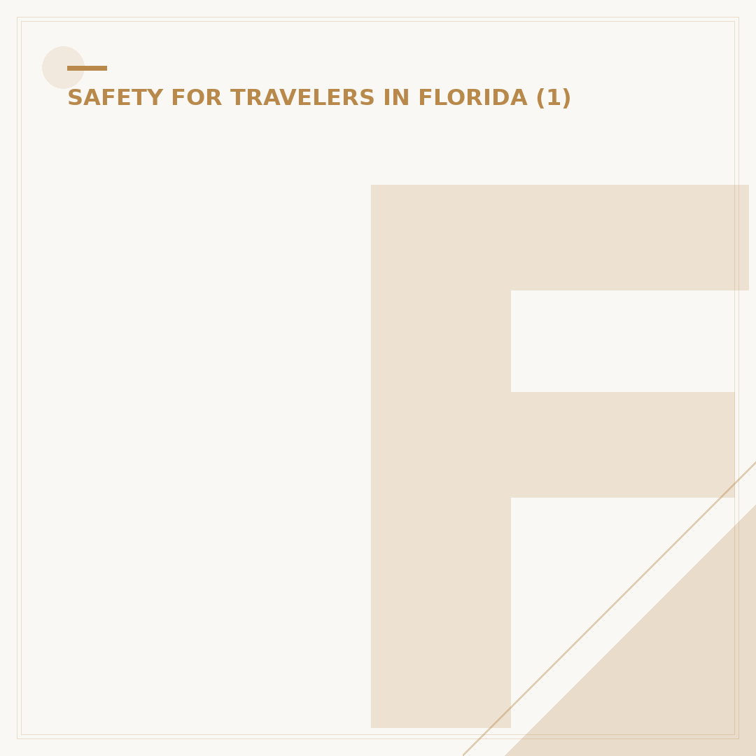 Florida Is Not Safe