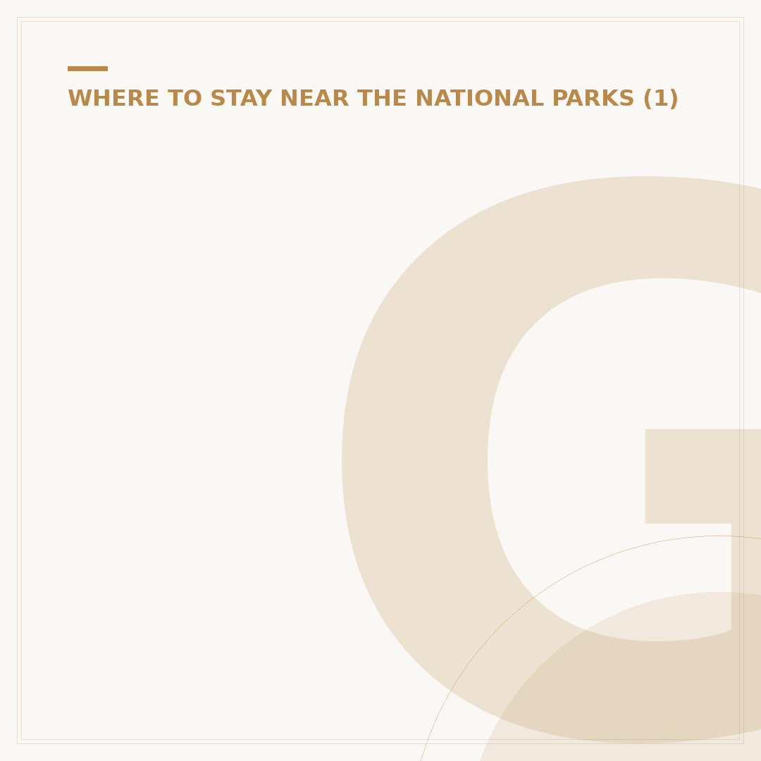Grand Canyon National Park Where to Stay Options