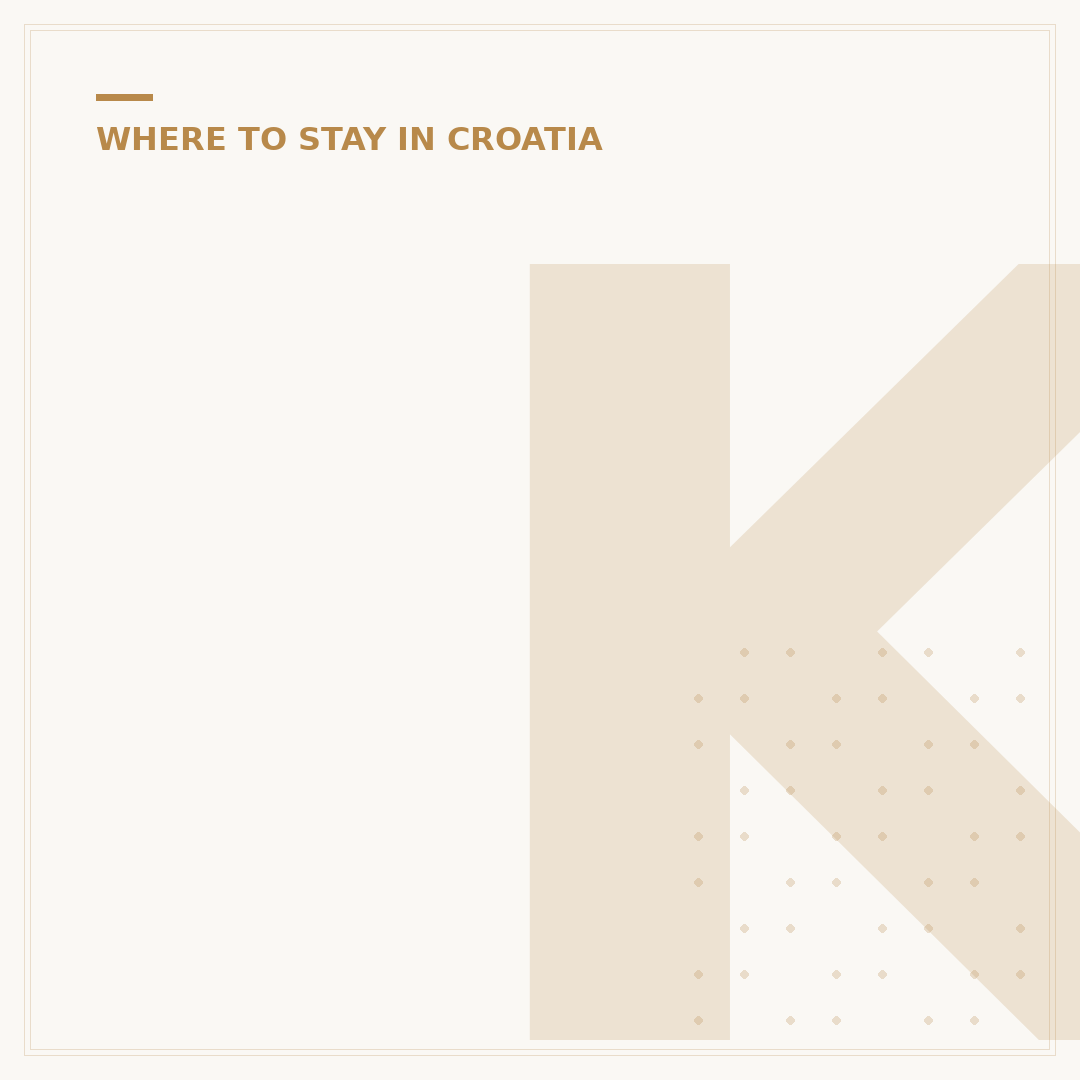 Krk Where to Stay: Finding Your Ideal Croatian Island Base