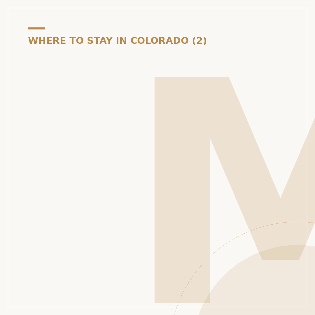 Minturn vs Vail Colorado: Where to Stay