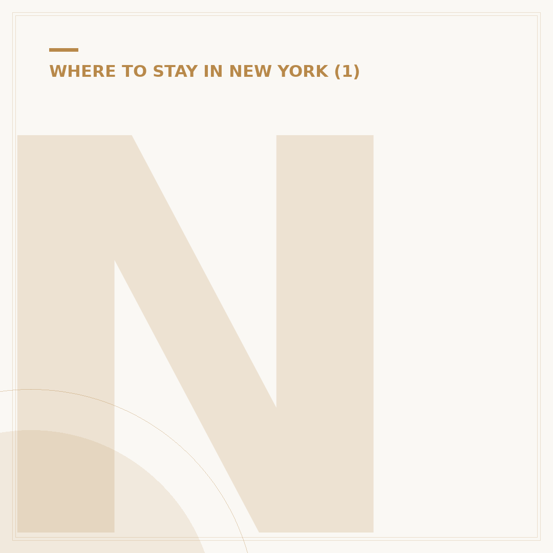 New York Where to Stay on a Budget
