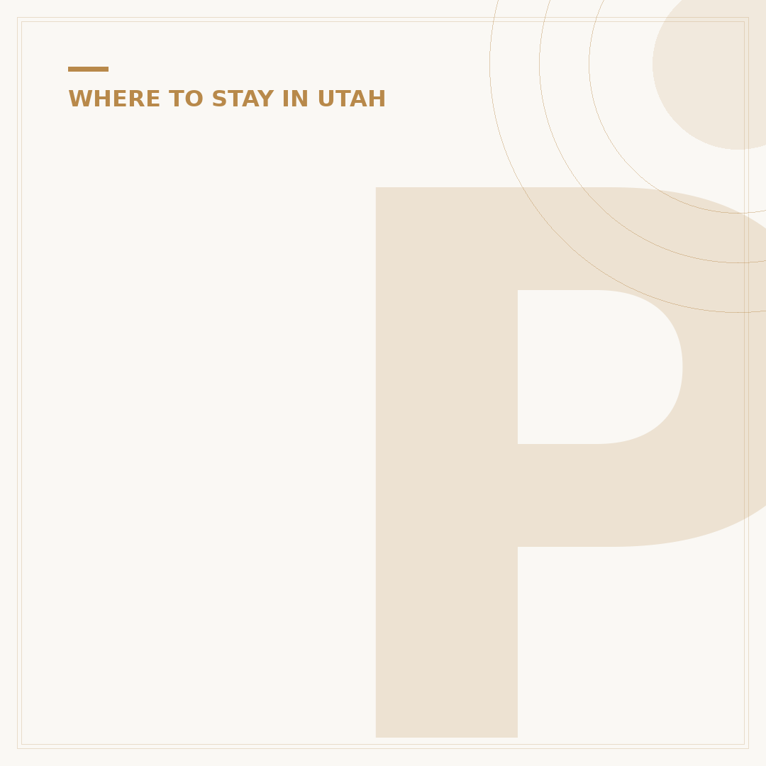 Park City Utah Where to Stay: Lodging Options