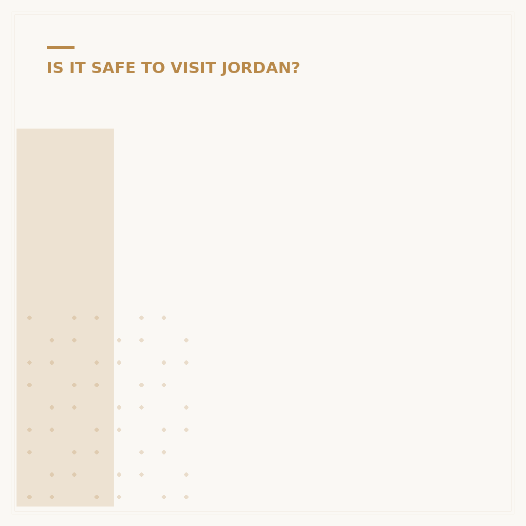 Is It Safe to Visit Jordan as a Tourist?