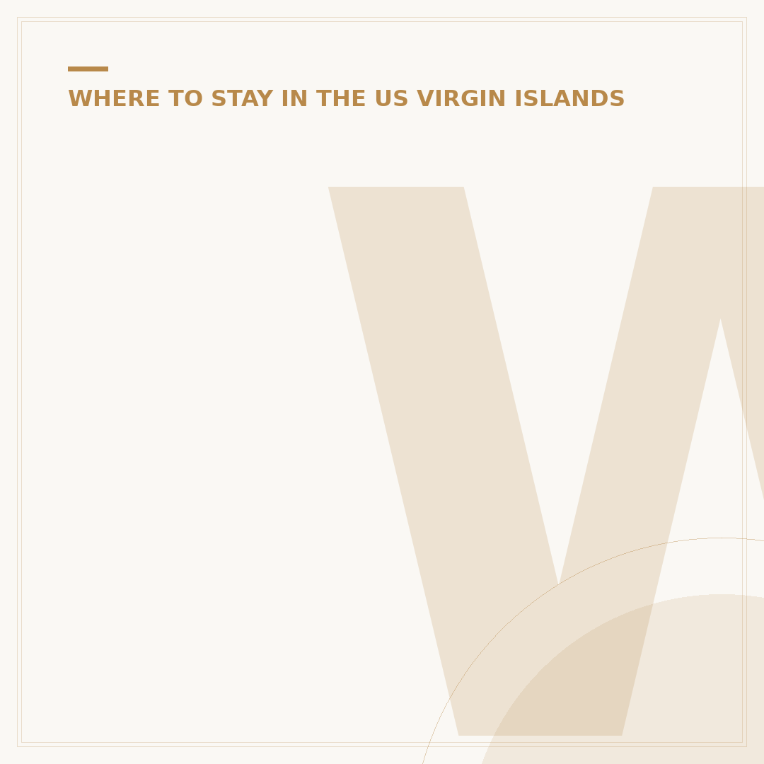 Where to Stay in St. Thomas, Virgin Islands