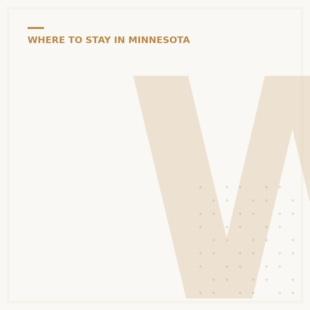 Where to Stay in Minneapolis