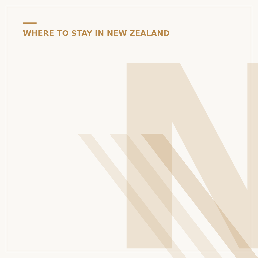 New Zealand Accommodation: Where to Stay
