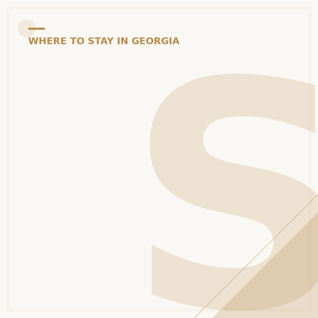 Savannah Stays for Families: Where to Stay with Kids