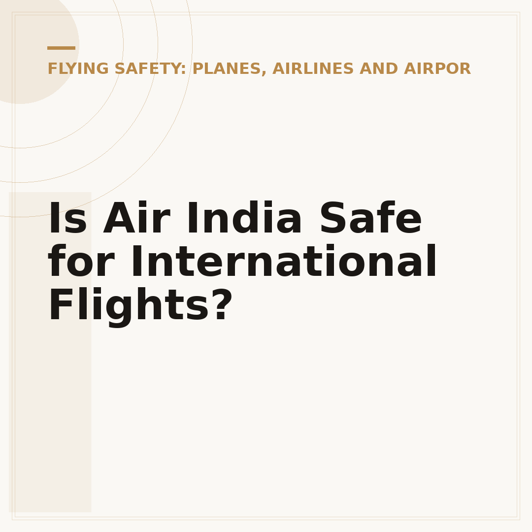 Is Air India Safe for International Flights?
