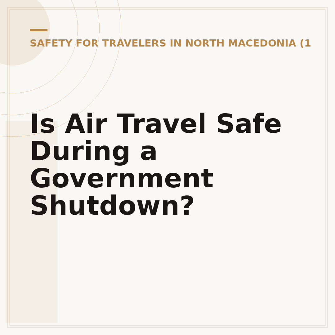 Is Air Travel Safe During a Government Shutdown?