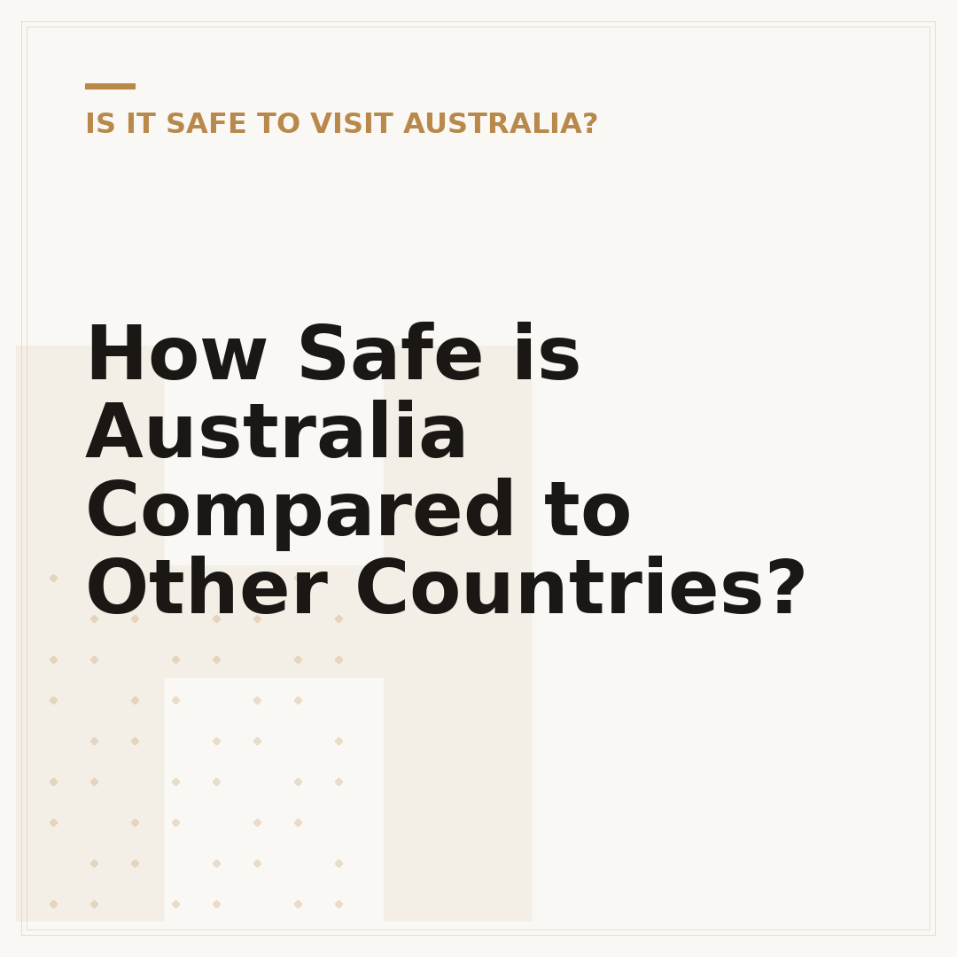 How Safe is Australia Compared to Other Countries?
