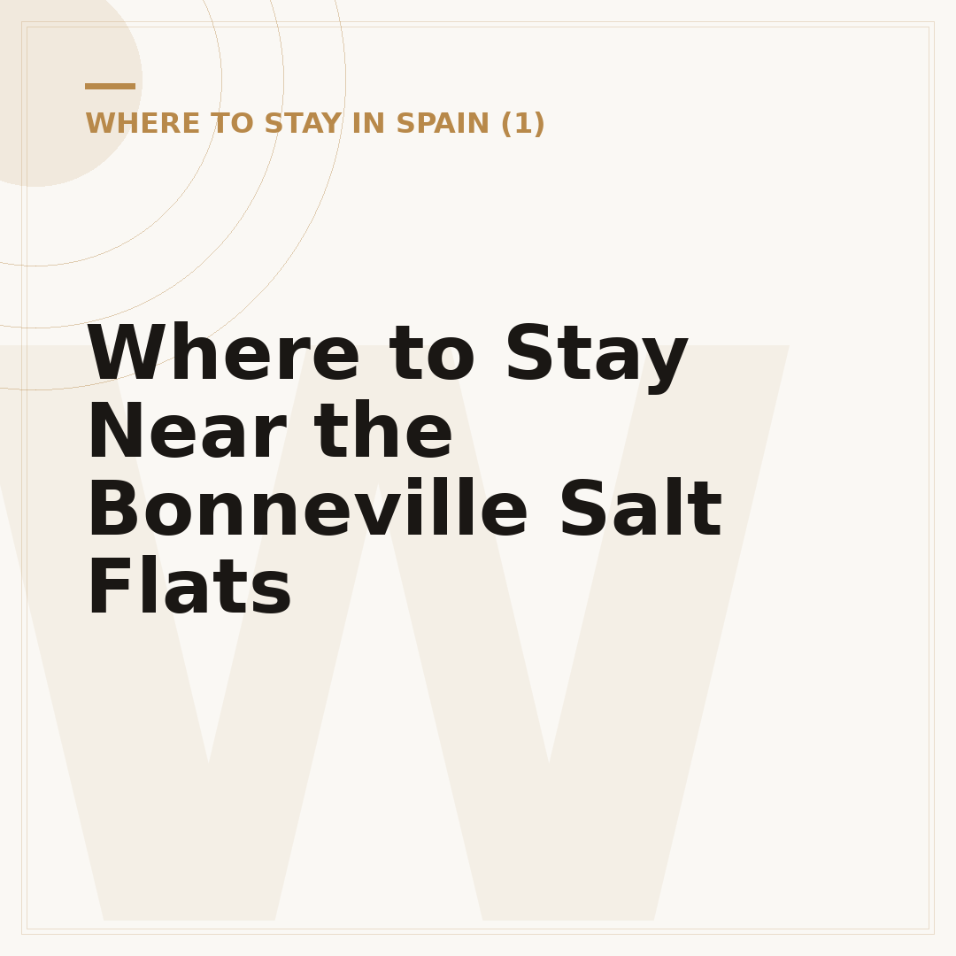Where to Stay Near the Bonneville Salt Flats