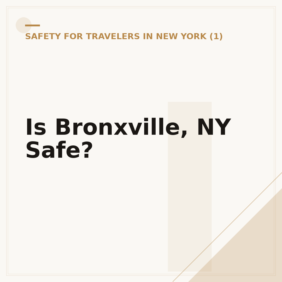 Is Bronxville, NY Safe?