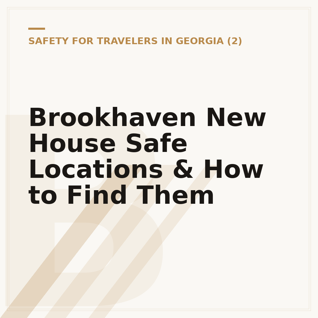 Brookhaven New House Safe Locations & How to Find Them
