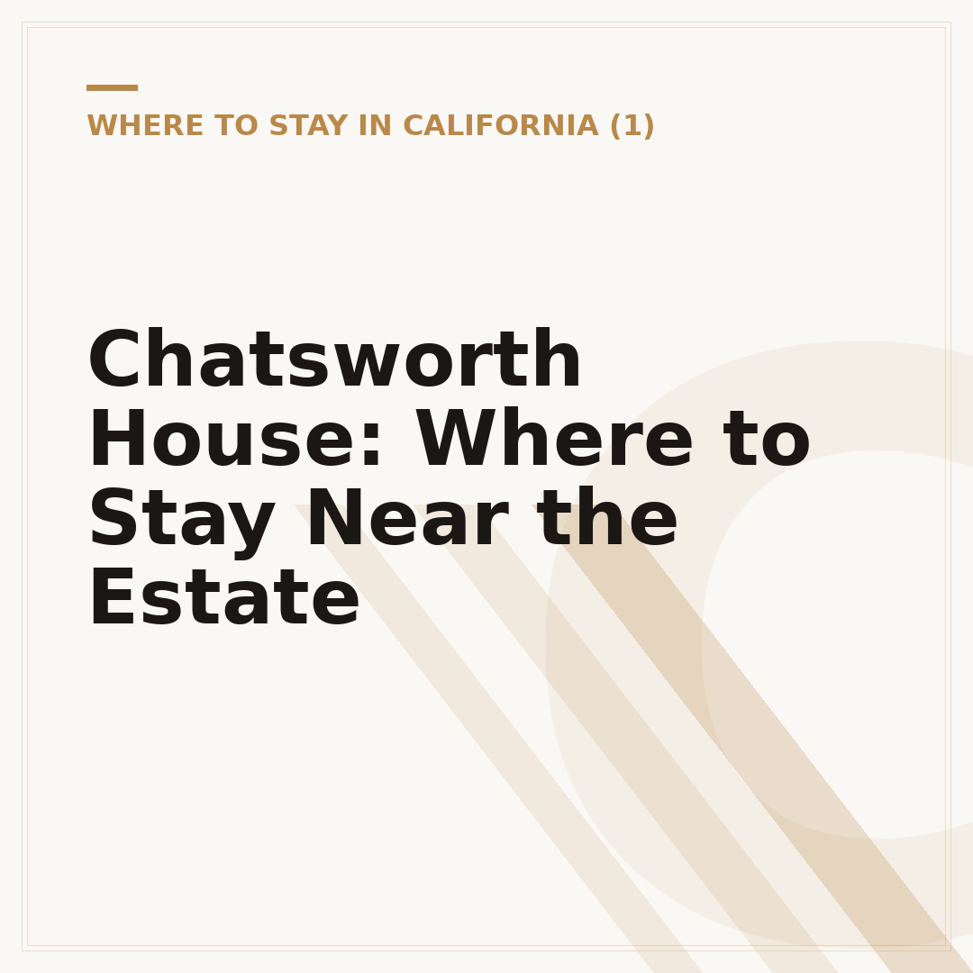 Chatsworth House: Where to Stay Near the Estate