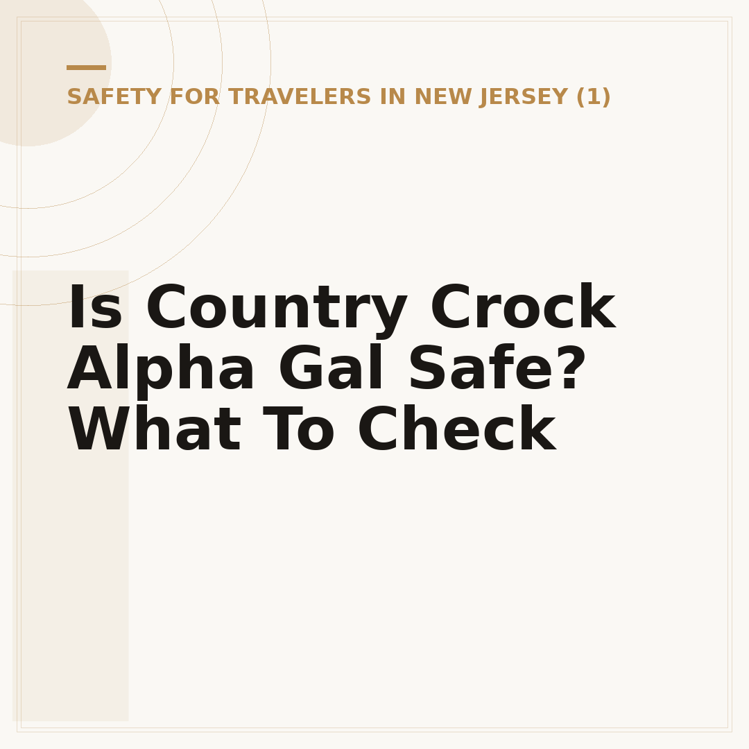 Is Country Crock Alpha Gal Safe? What To Check