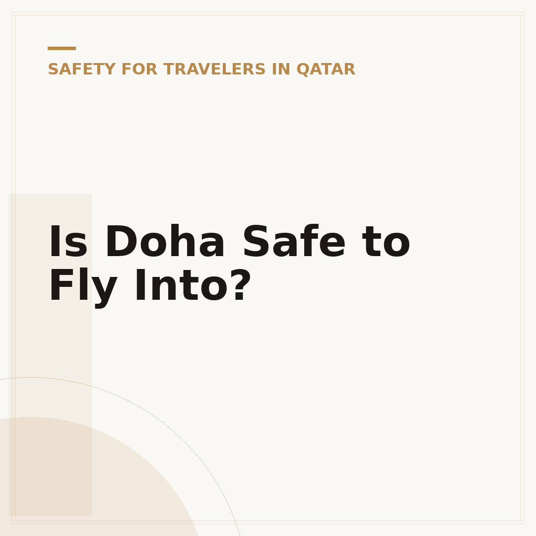 Is Doha Safe to Fly Into?