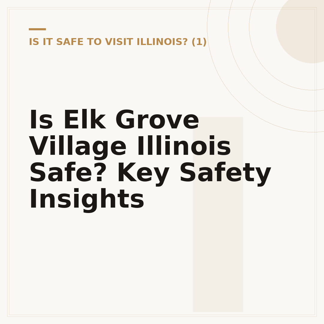 Is Elk Grove Village Illinois Safe? Key Safety Insights