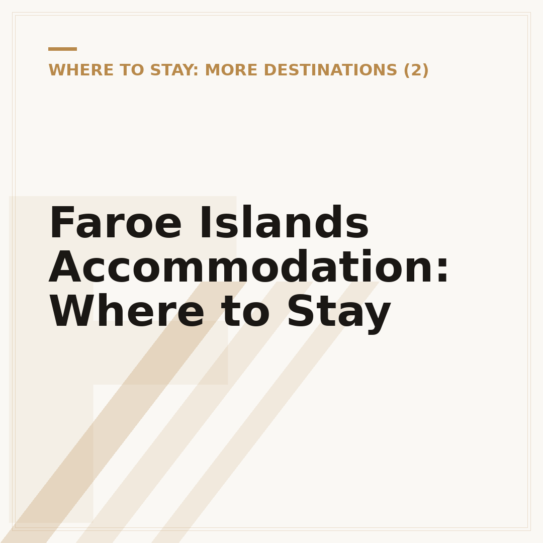Faroe Islands Accommodation: Where to Stay