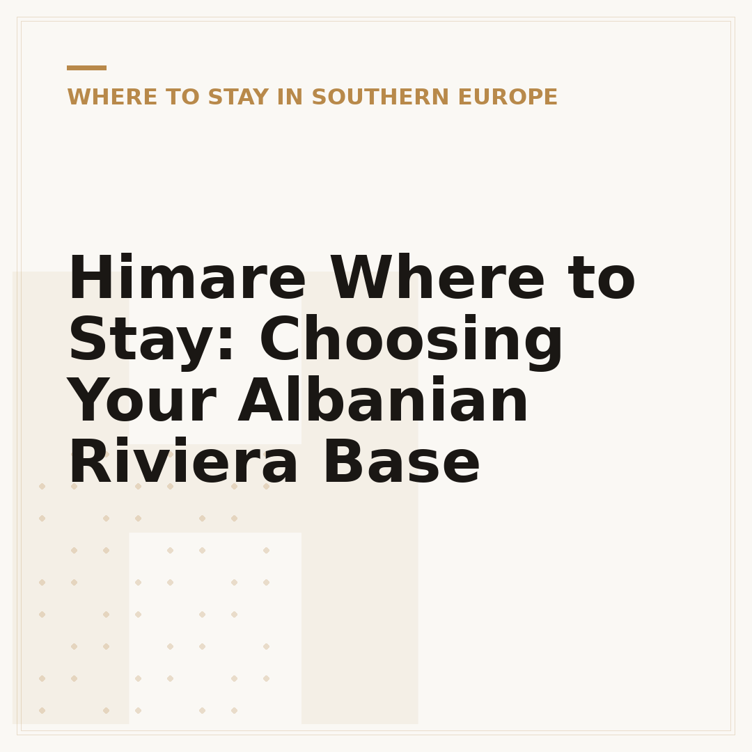 Himare Where to Stay: Choosing Your Albanian Riviera Base
