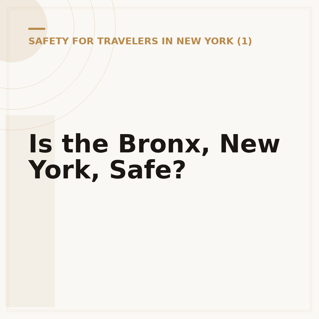 Is the Bronx, New York, Safe?