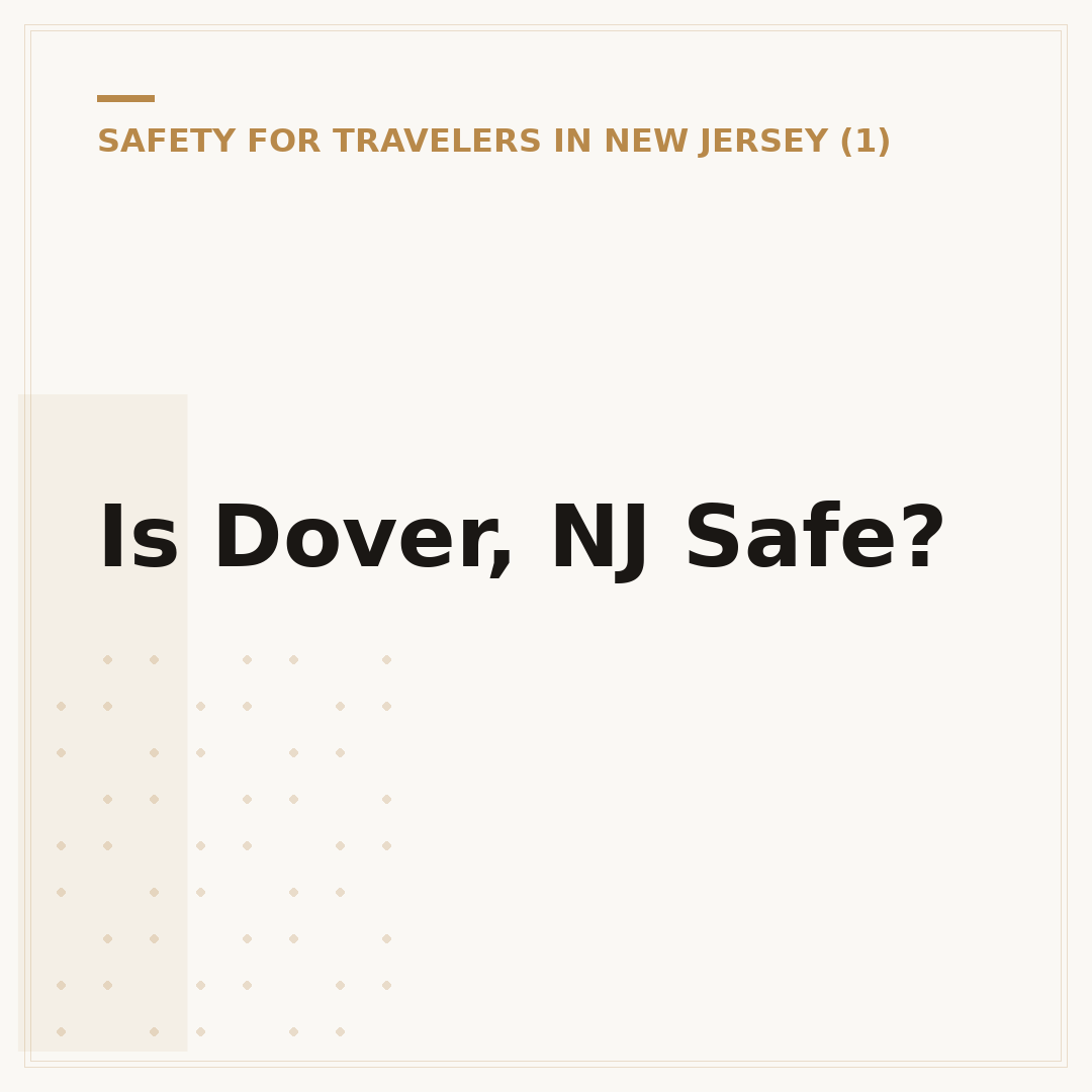Is Dover, NJ Safe?