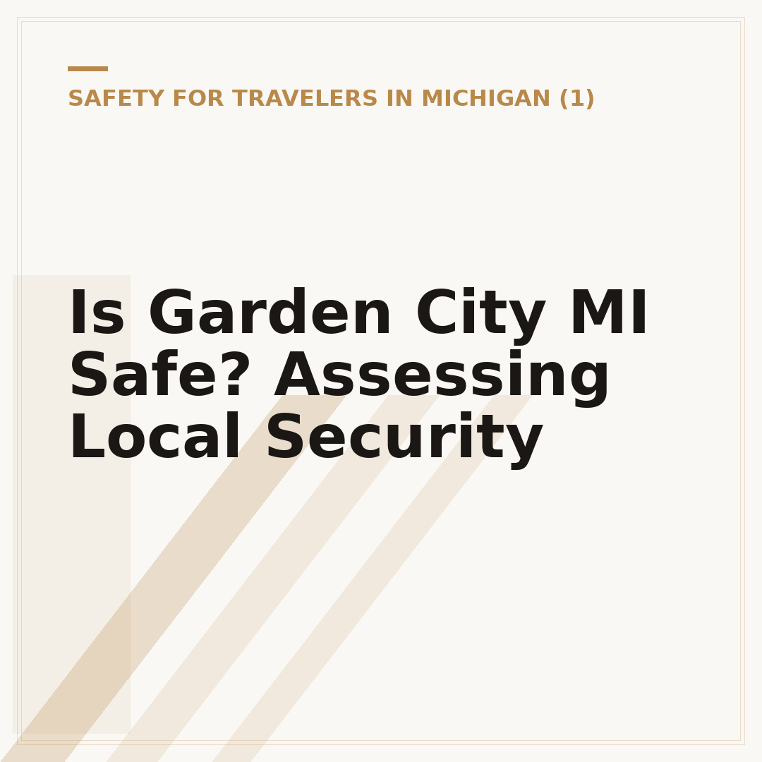 Is Garden City MI Safe? Assessing Local Security