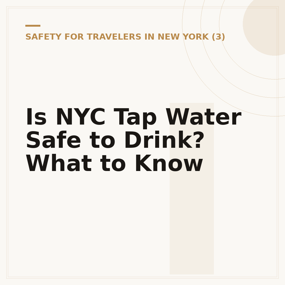 Is NYC Tap Water Safe to Drink? What to Know