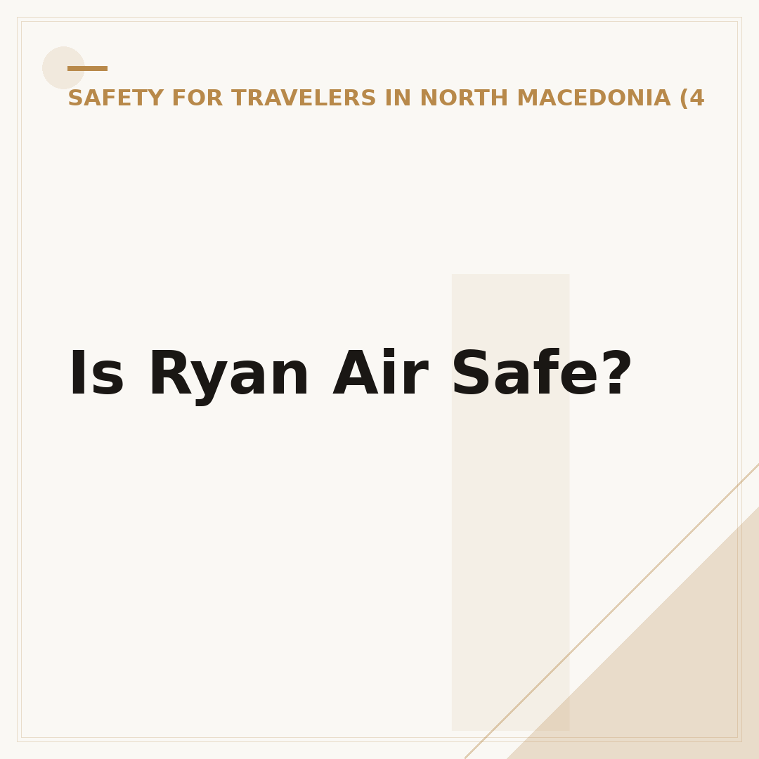Is Ryan Air Safe?