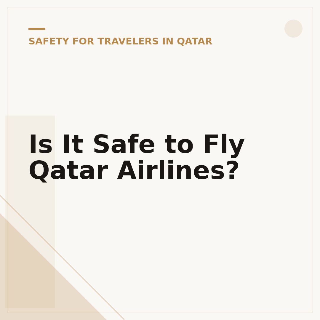 Is It Safe to Fly Qatar Airlines?