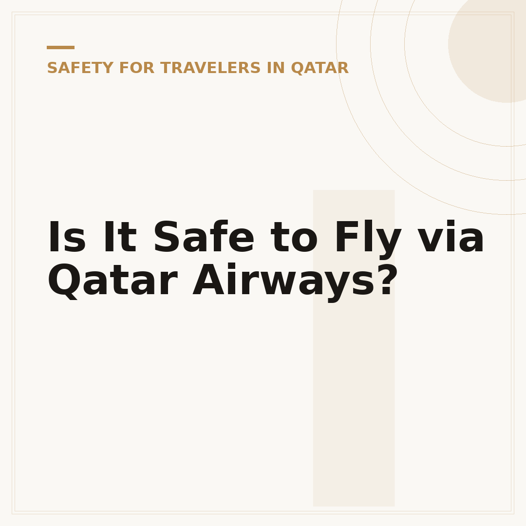 Is It Safe to Fly via Qatar Airways?
