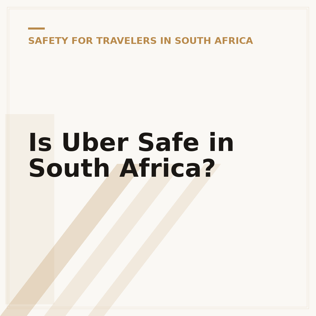 Is Uber Safe in South Africa?