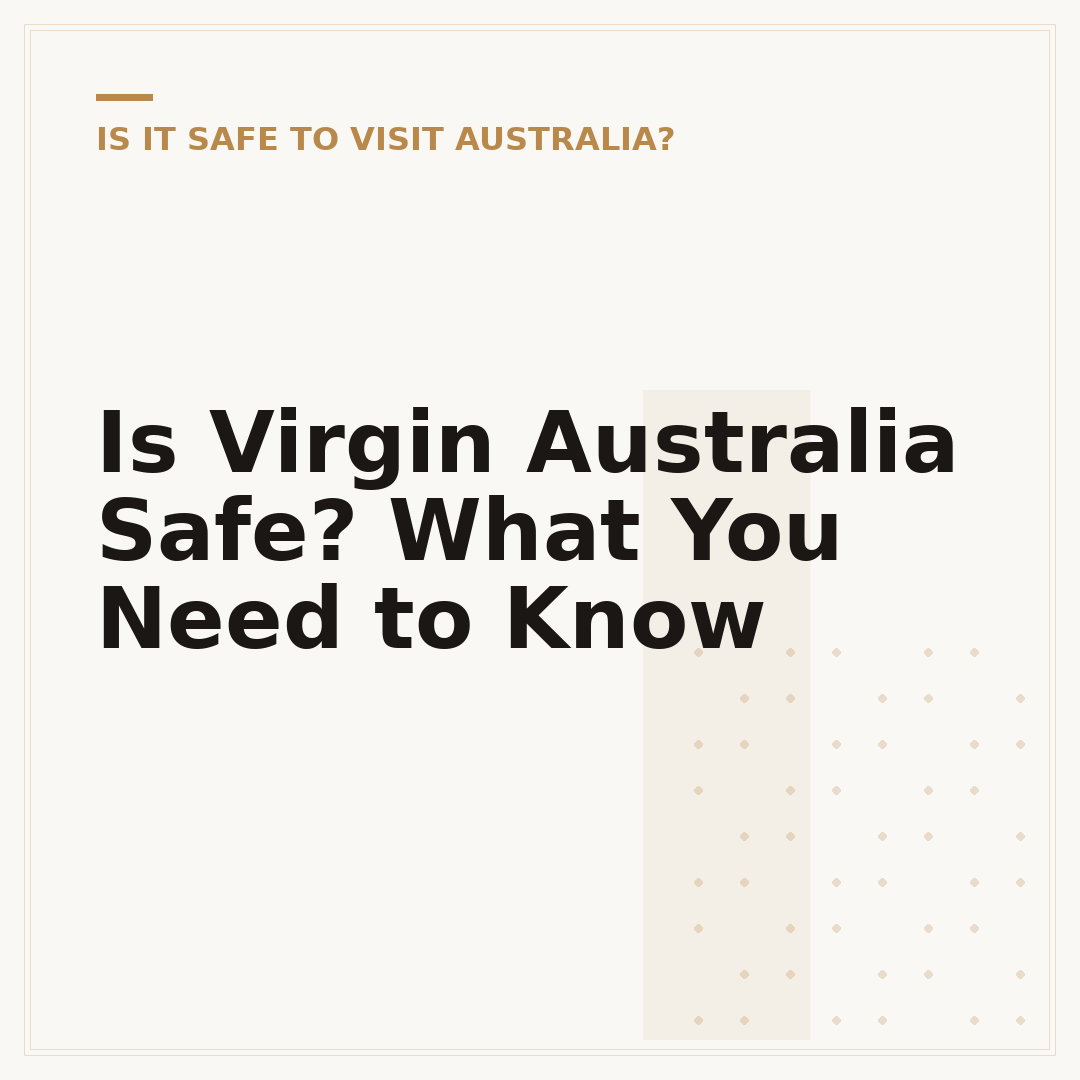 Is Virgin Australia Safe? What You Need to Know