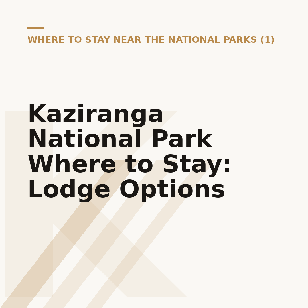 Kaziranga National Park Where to Stay: Lodge Options