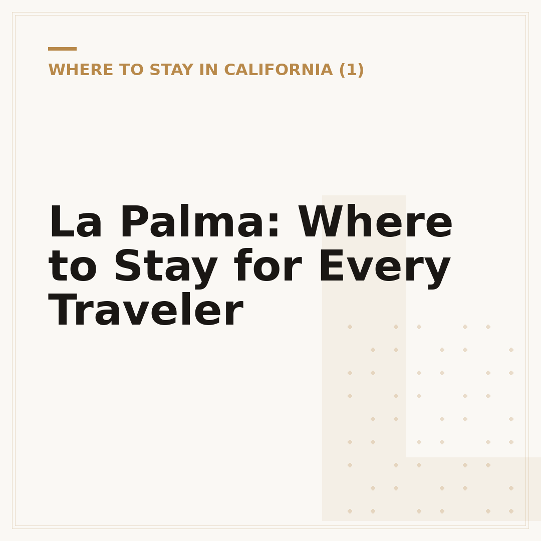 La Palma: Where to Stay for Every Traveler