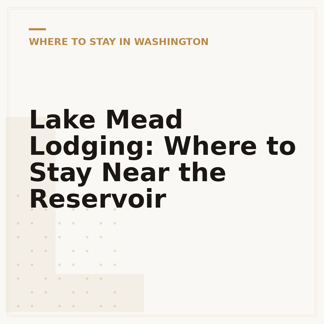 Lake Mead Lodging: Where to Stay Near the Reservoir