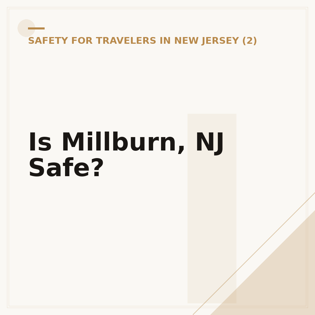 Is Millburn, NJ Safe?
