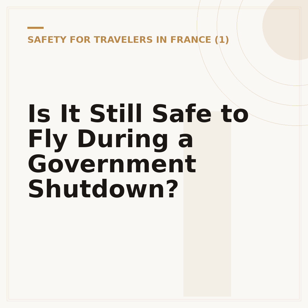 Is It Still Safe to Fly During a Government Shutdown?