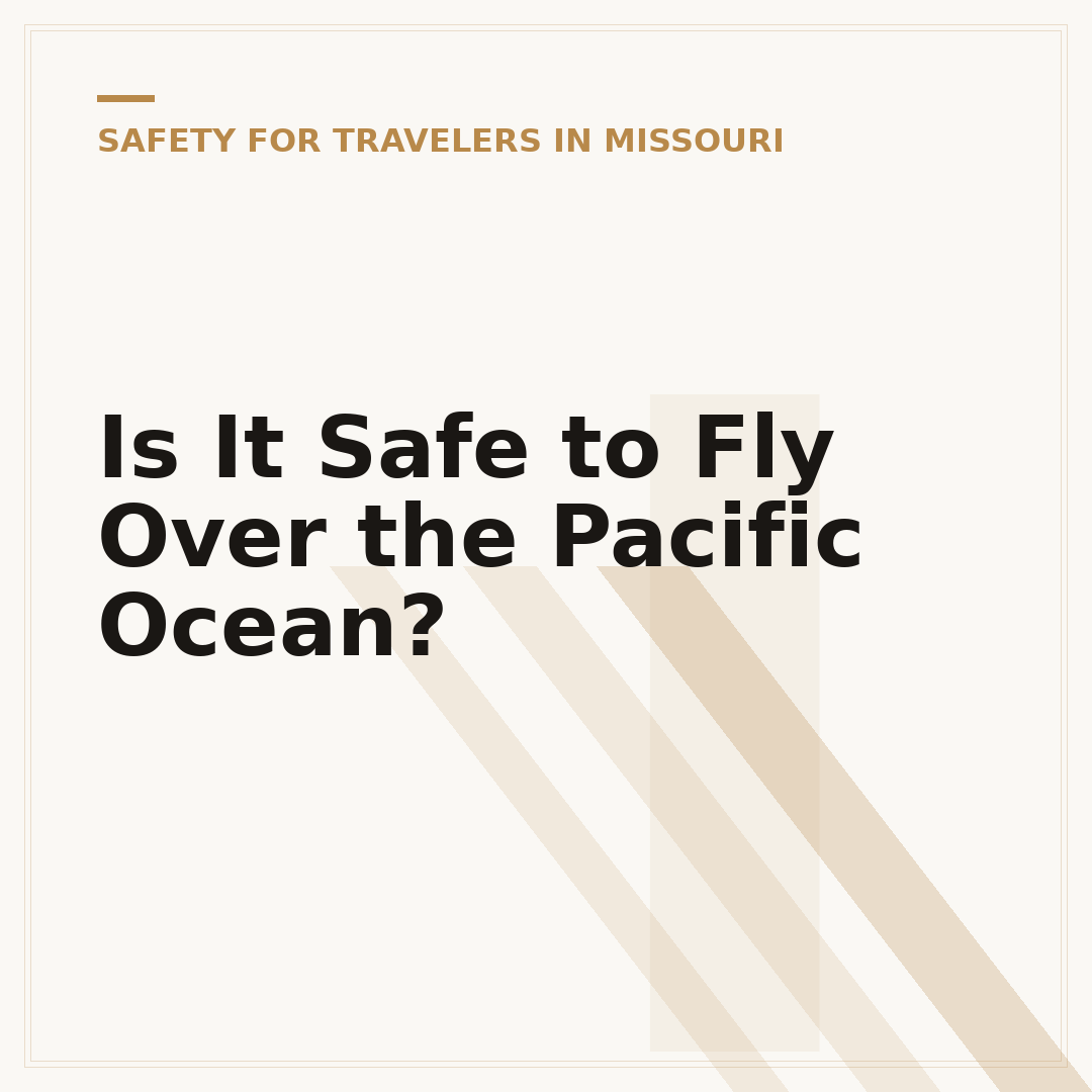 Is It Safe to Fly Over the Pacific Ocean?