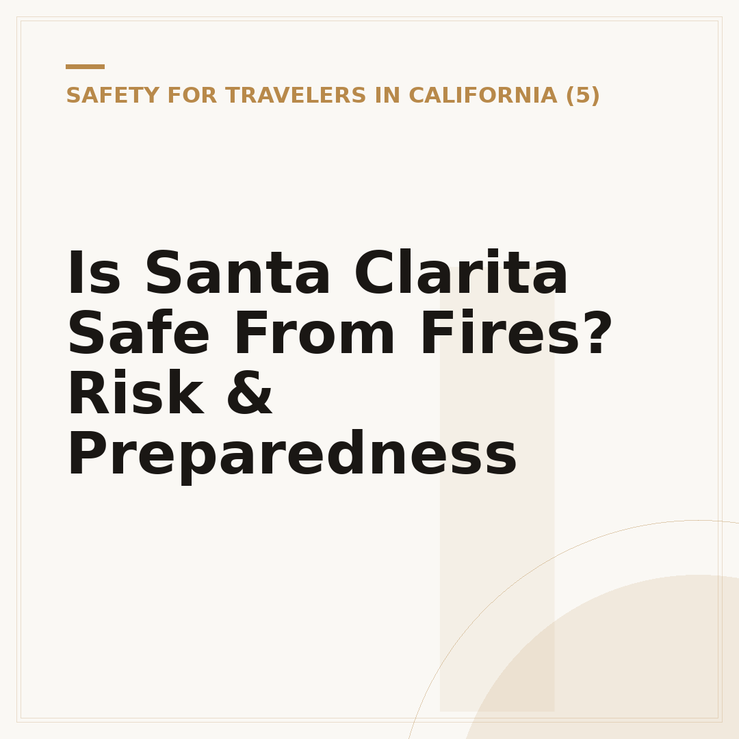 Is Santa Clarita Safe From Fires? Risk & Preparedness