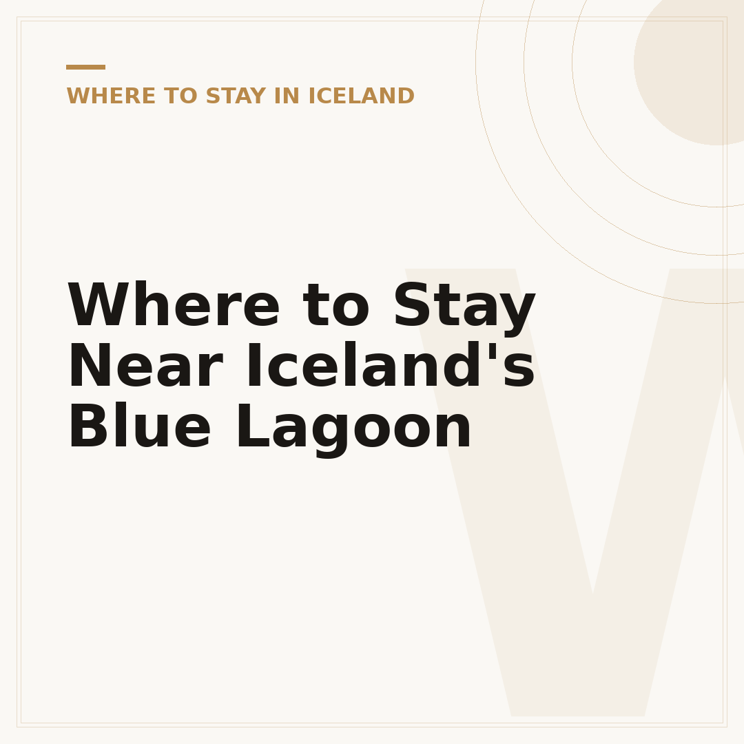 Where to Stay Near Iceland's Blue Lagoon