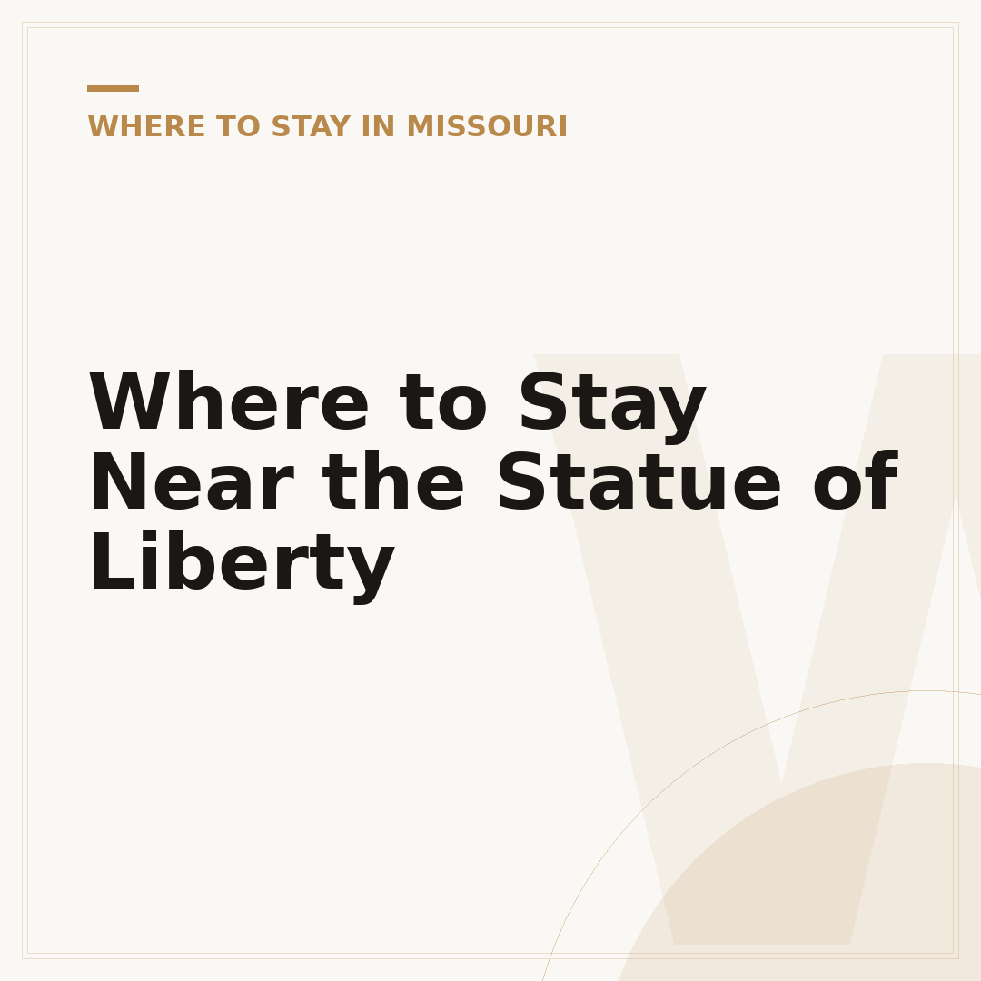 Where to Stay Near the Statue of Liberty