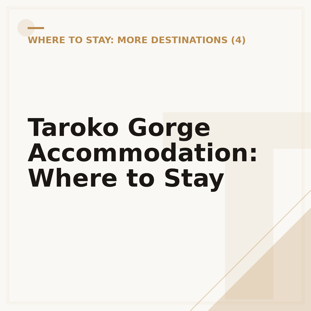 Taroko Gorge Accommodation: Where to Stay