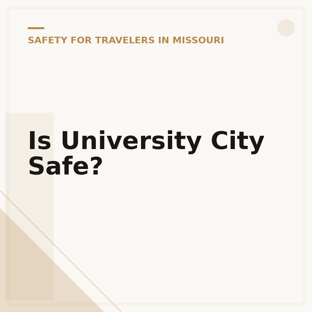 Is University City Safe?