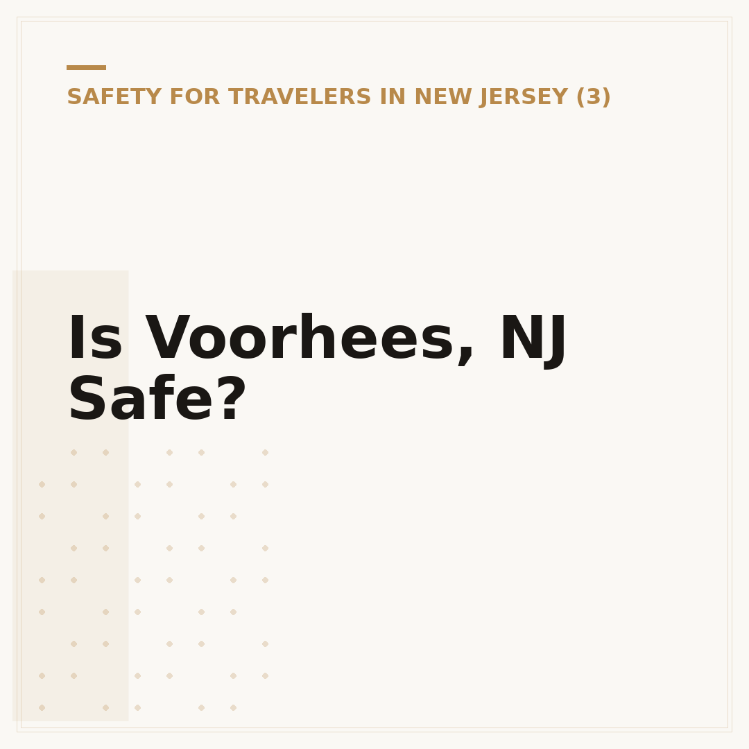 Is Voorhees, NJ Safe?