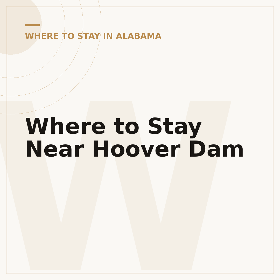 Where to Stay Near Hoover Dam