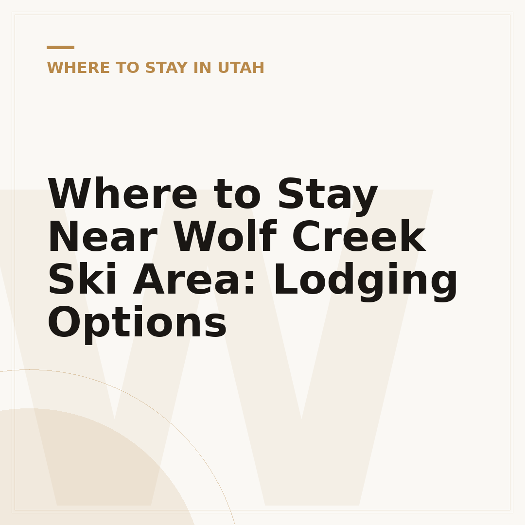 Where to Stay Near Wolf Creek Ski Area: Lodging Options