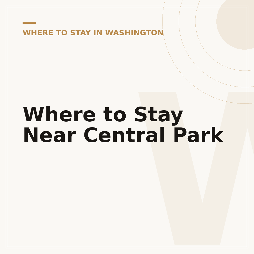 Where to Stay Near Central Park