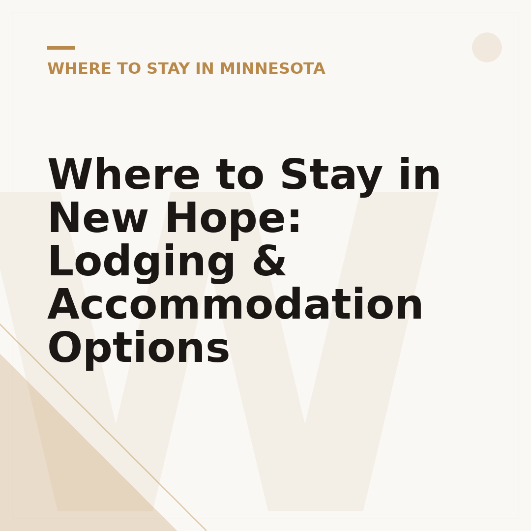 Where to Stay in New Hope: Lodging & Accommodation Options